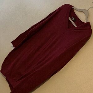 LuLaRoe Deep Red Blouse